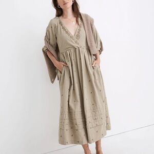 Madewell Marianna Puff Sleeve Dress in Welsh Blossoms